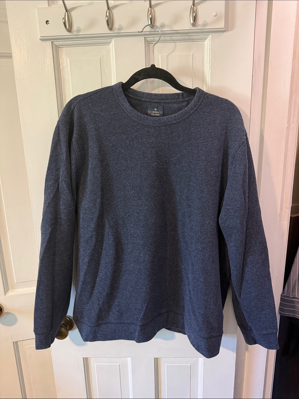 Member’s Mark Men’s Navy Crewneck thermal Pullover